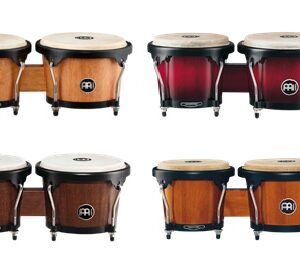 BONGOS Set 4 bongos acabados variados.  HB100.Características Principales:Modelo HB100Set cuatro bongósAcabados variados